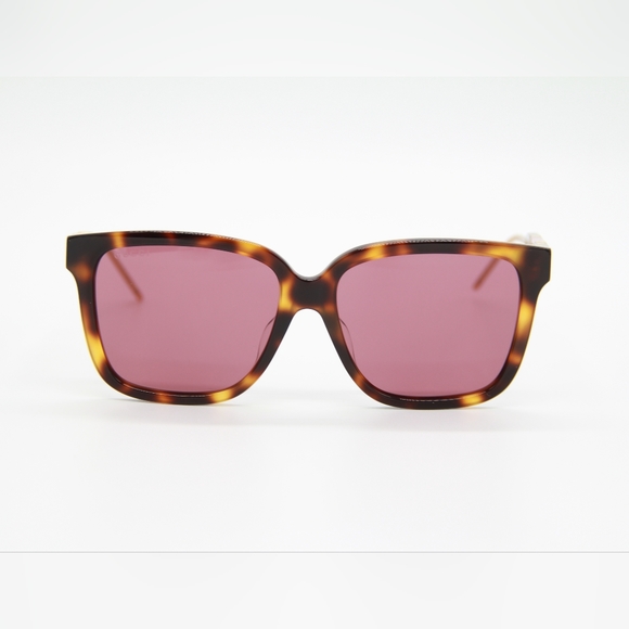 NEW GUCCI GG0599SA 003 UNISEX SUNGLASSES GUCCI GG0599SA BROWN RED UNISEX EYEWEAR - Picture 2 of 12
